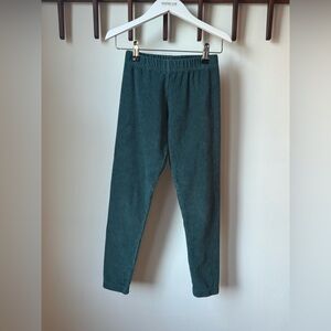 Hanna Andersson ribbed velour legging - size 8Y